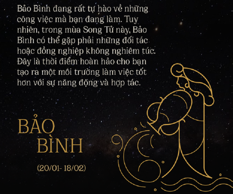 Bảo Bình (20/1 – 18/2)