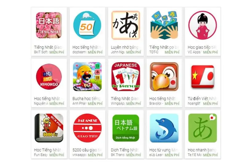 10 App Học Tiếng Nhật Miễn Phí Được Người Học Sử Dụng Nhiều Nhất